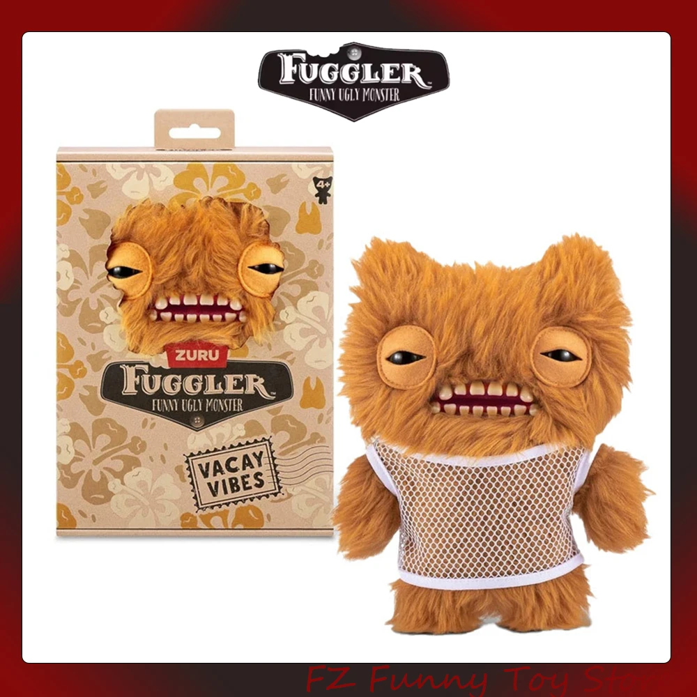 ألعاب قبيحة Fuggler Monsters الأصلية من القطيفة، سراويل مضحكة لحوش الأسنان للعطلات، سراويل داخلية McGoo ‌   هدية دمية محشوة على شكل أرنب سنجاب