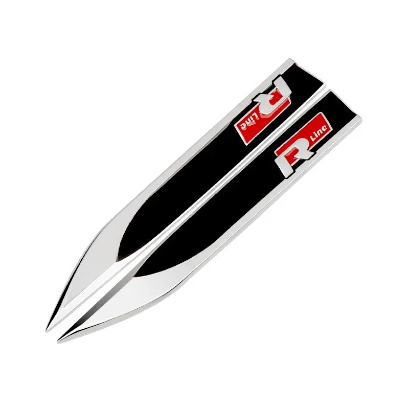 Black and Red Metal Sticker Blade Side Mark Emblem GTI Wording for Volkswagen VW Golf 3 4 5 6 7 MK4 MK5 MK6 MK7 MK8 accessories