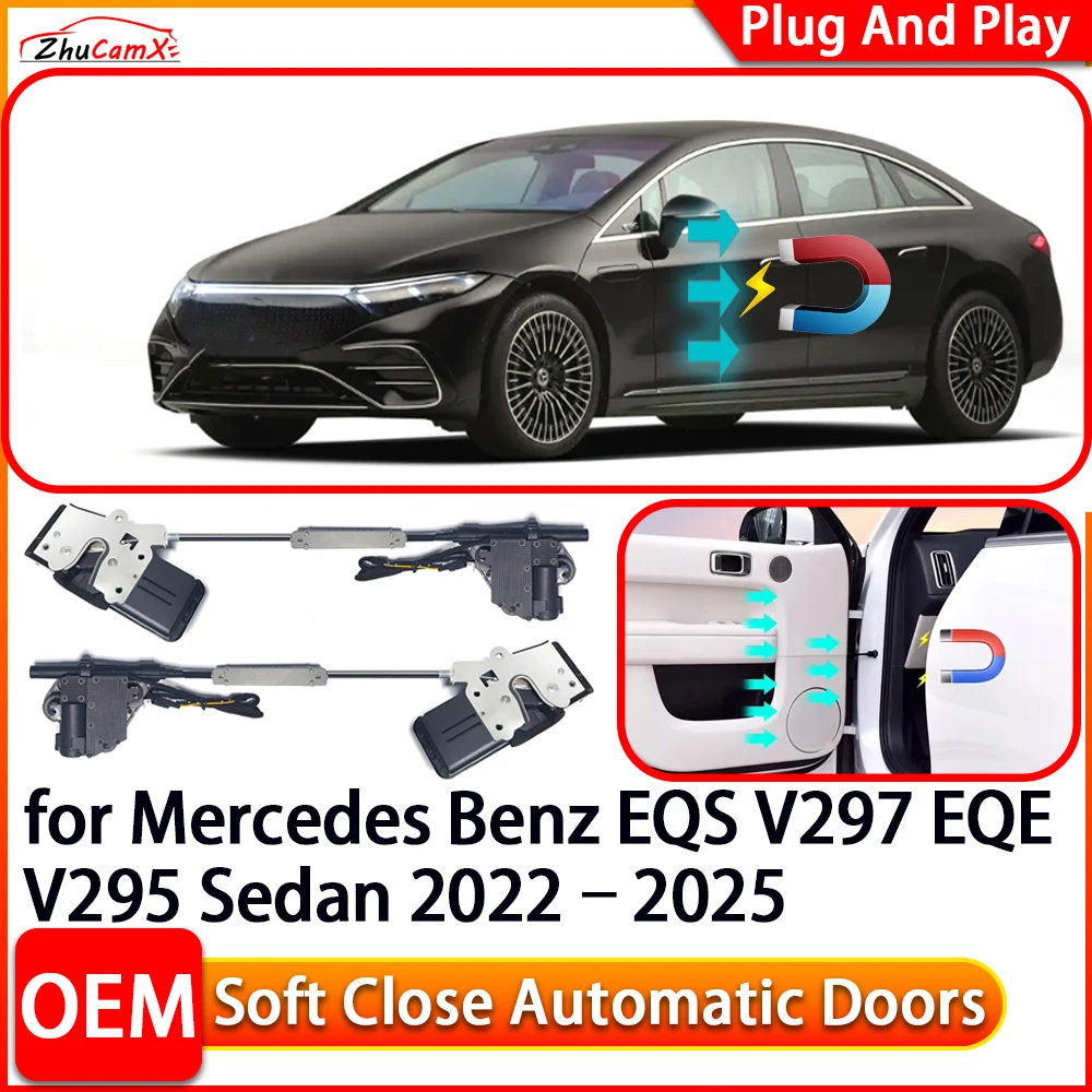 

for Mercedes Benz EQS V297 EQE V295 Sedan Automatic Electric Soft Close Door Closer Power Closing Door Comfort Closing System