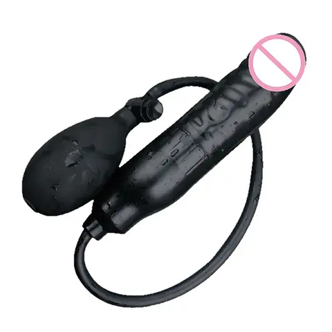 New Adult G Spot Expansion Stimulator Inflatable Anal Butt Plug Dilator Big Dildo Insertion Sex Toy Male Prostate Massager