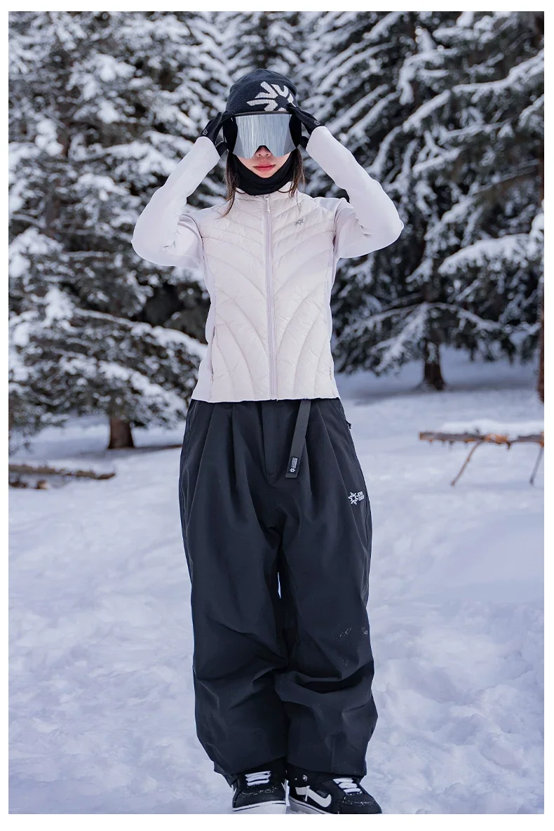 2026 John Snow Skianzug für Damen und Herren, Wasserdicht, Winddicht, Warm, Vollständig Gummiversiegelt, Neuer Ski-Oberteil – Detail 32