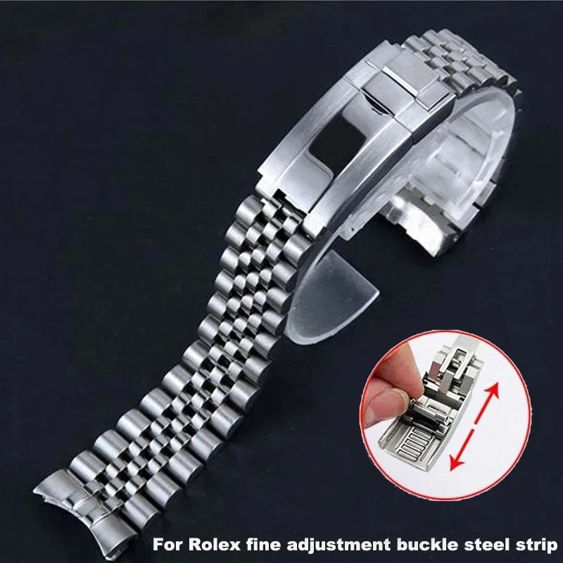 

Watch Bracelet for Rolex Sub GMT Yacht Daytona Watch Strap 20mm 21mm Luxury Bracelet Mod Parts Replacement Men's Watchbands