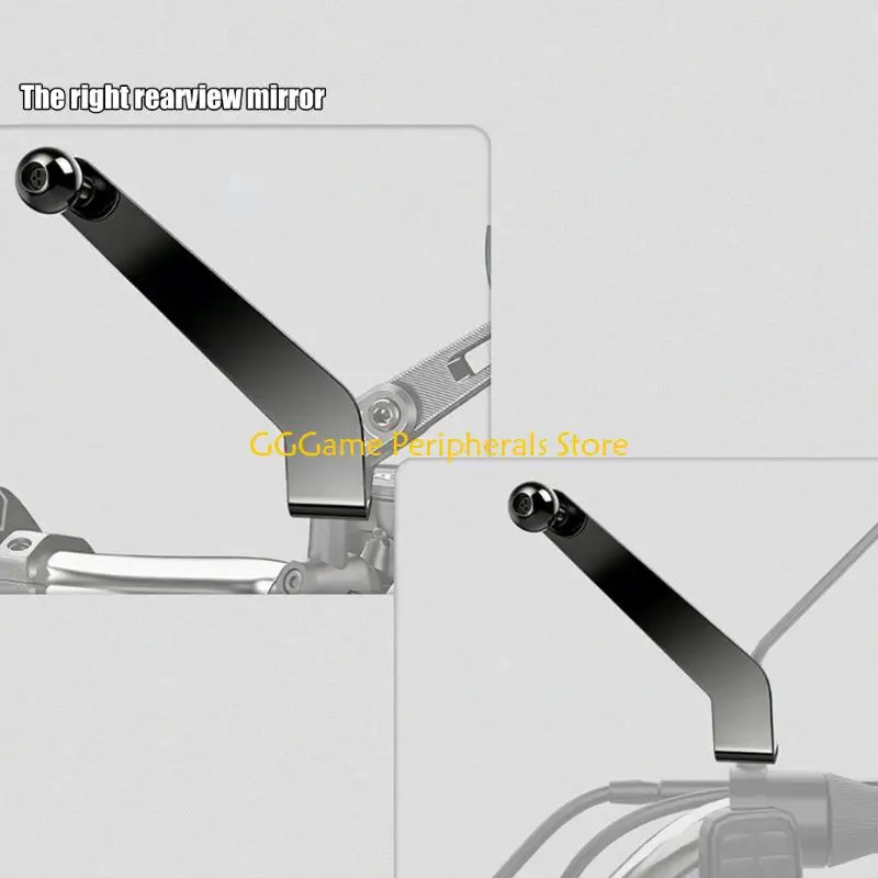 U55B Risers Base Brackets Rear View Mirror Extenders Adapters for Phone Mount Stand