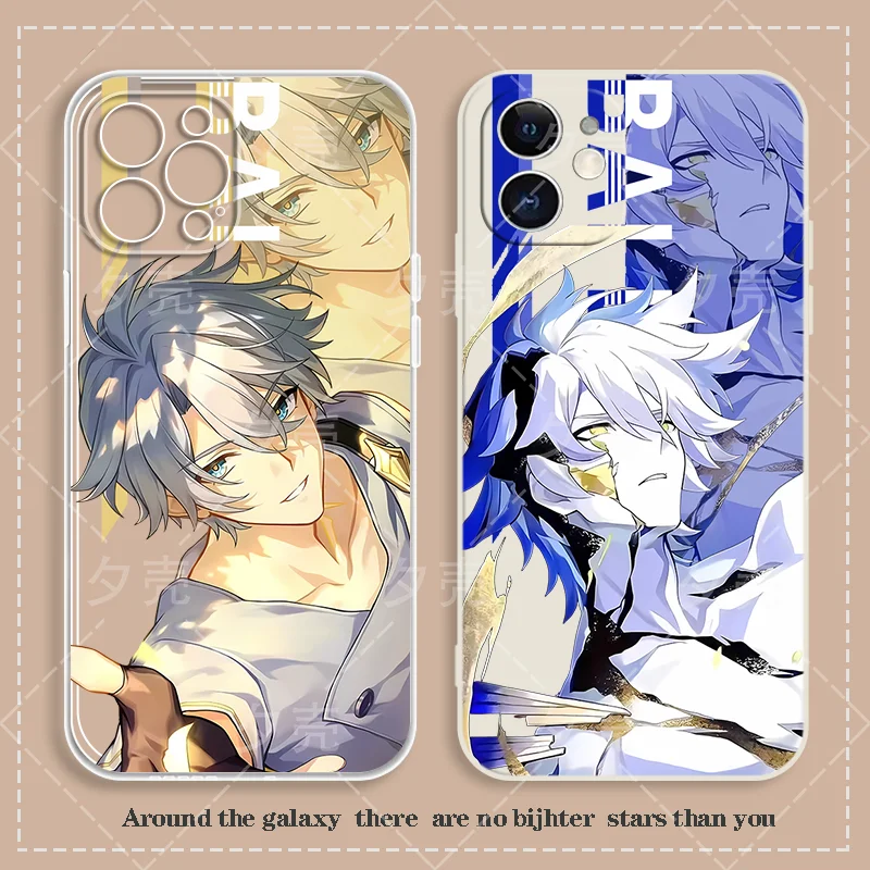 Honkai:Star Rail Phainon Shockproof Phone Case For iPhone 14Pro Max 13 12 11 14Plus Plating Lens Back Cover