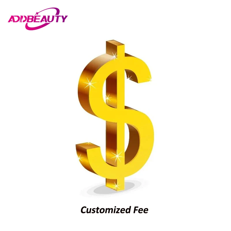 Customized Hair Style Fee Shipping Fee Extra Payment for Toupee Human Hair Extensions