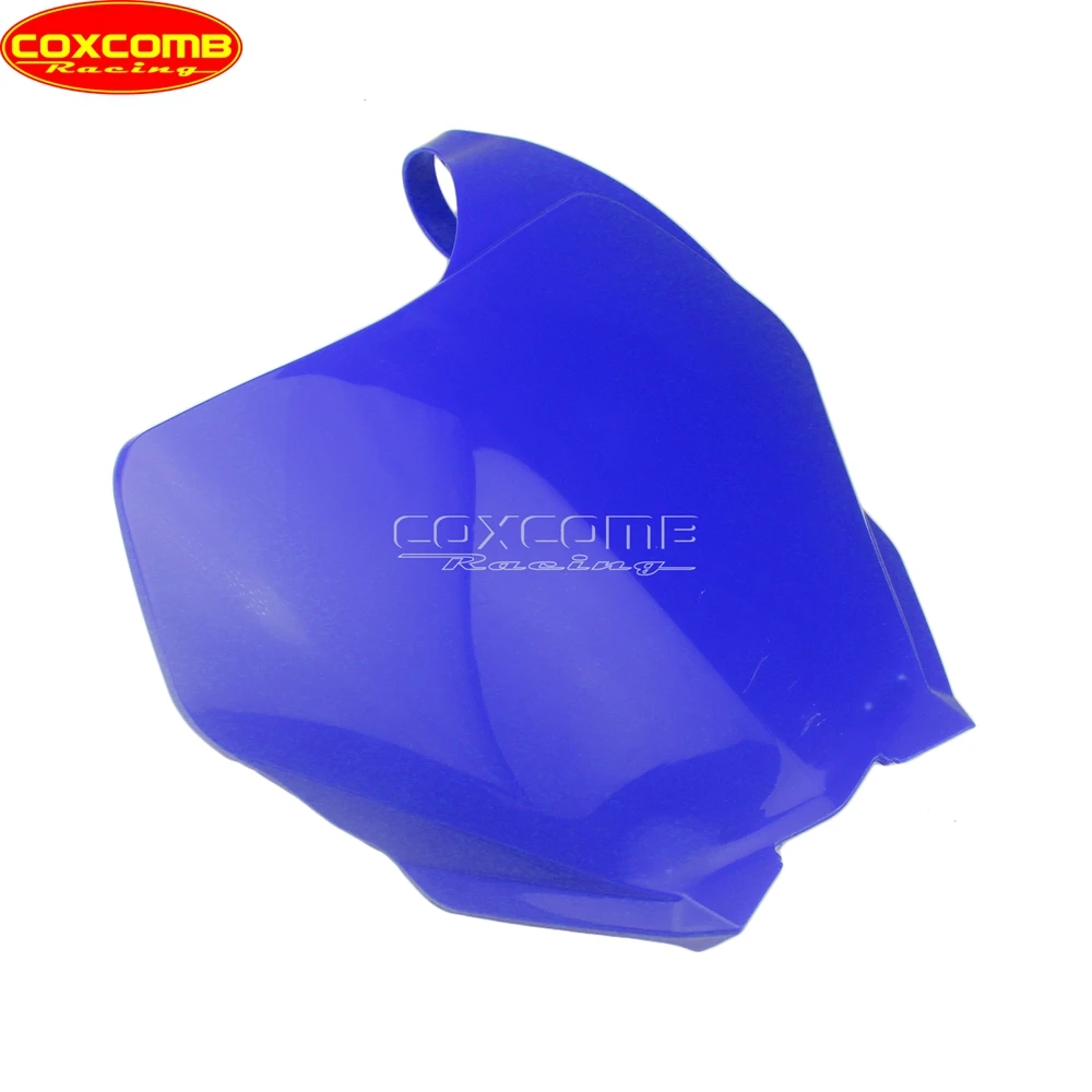 Blue Motocross Enduro Front Fender & Front Number Plate Mudguard Plastic Fairing Kit For Yamaha YZ125 YZ250 WR250 WR450 YZ WR view 2