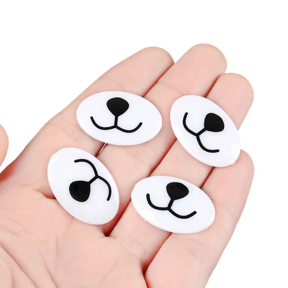 10/20pcs Kawaii Doll Eyes Cartoon Safety Eyes Nose DIY Cute Bear Mouth Stuffed Toys DIY Dog Animal Puppet Nose Doll Accessories