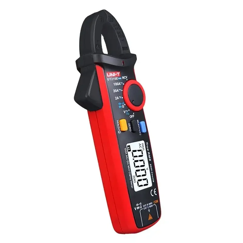 UT210EPRO Clamp Meters Digital AC DC Current True RMS Pliers Ammeter Multimeter Resistance Frequency Tester