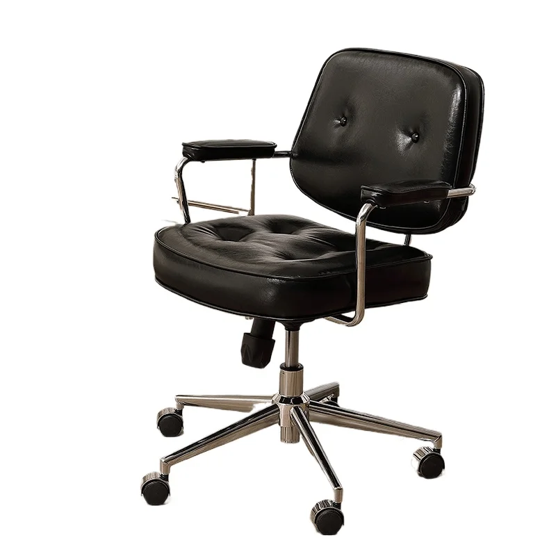 

Armrest Vintage Home Study Oversized Office Chair Luxury Visitor Office Chair Ergonomic Designer Silla De Escritorio Furniture