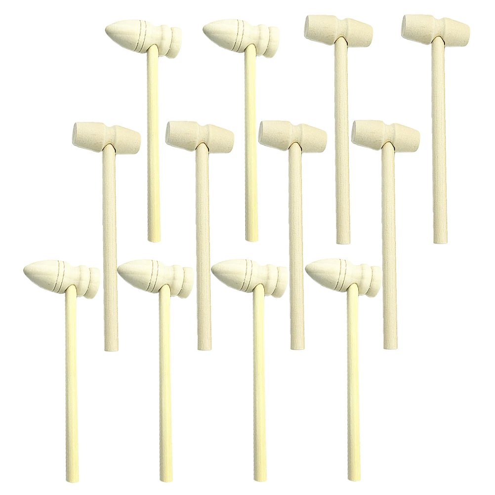 

24 pcs Mini Toys Kids Seafood Hammer Toddlers Mini Crab Hammer Material DIY Seafood Crab Mallet Lobster