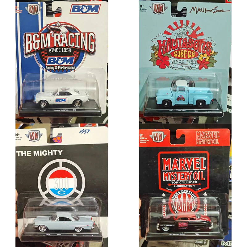 

M2 1:64 Mercury F-100 Blue Challenger Alloy Automotive Model Collect Ornaments