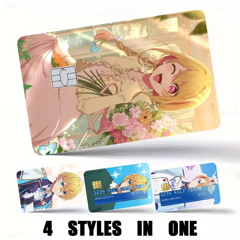 Oshi No Ko Anime-e Credit Card HD Stickers Premium matte film effectively prevents fingerprints and daily abrasion.