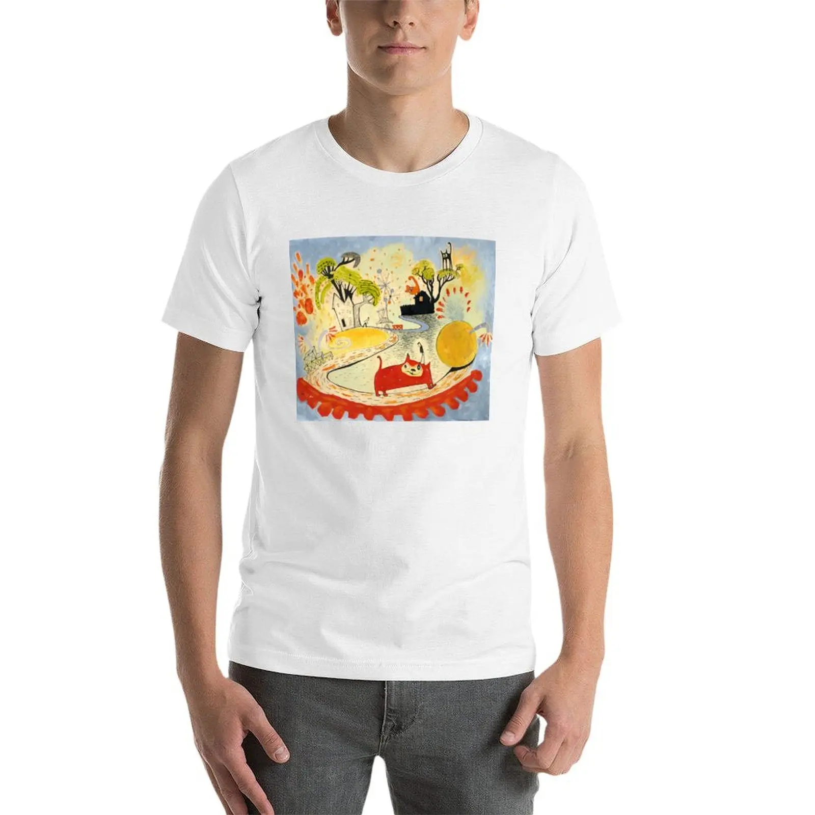 Small World T-Shirt t shirts for man slim fit funny t shirts cotton T-Shirt