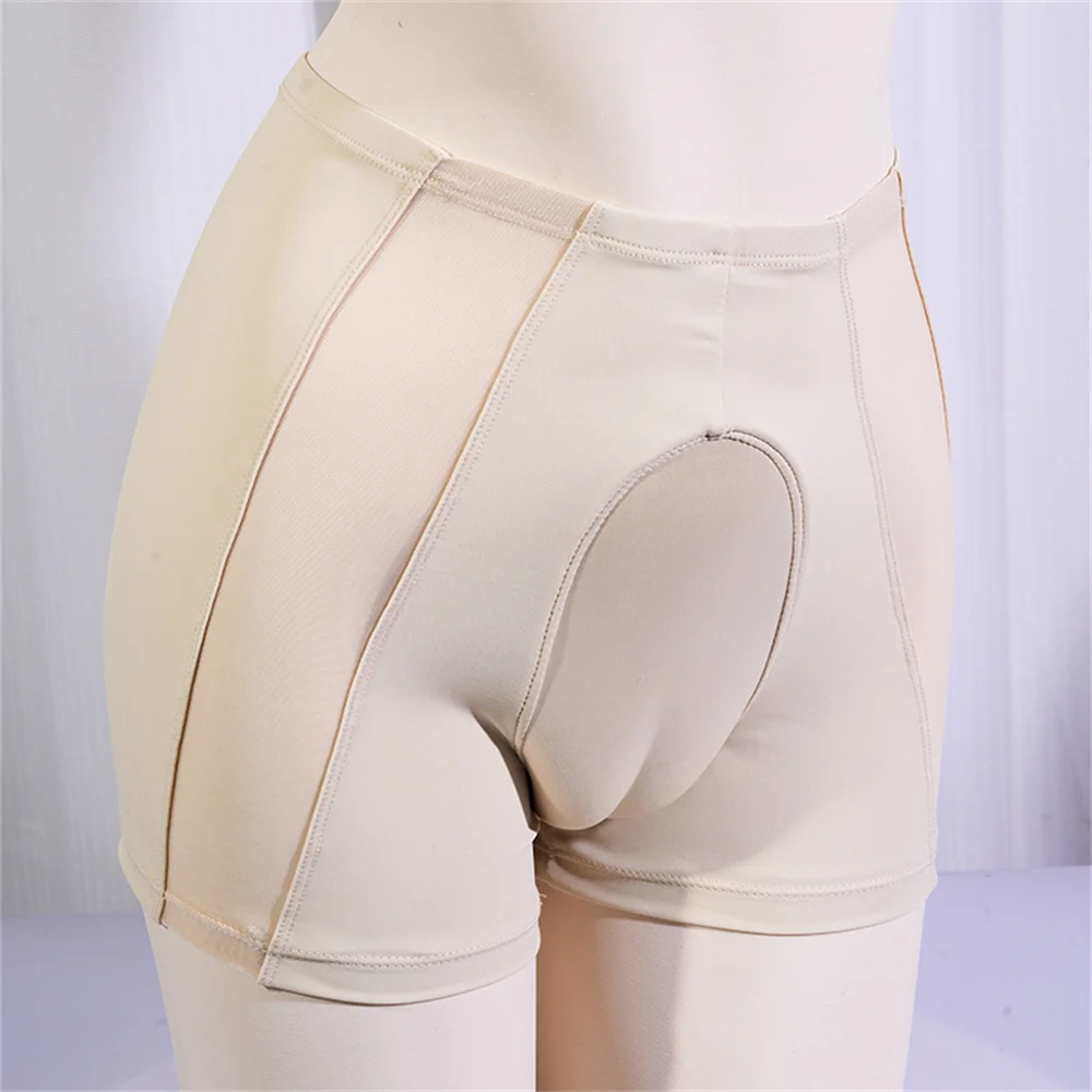 ملابس داخلية مثيرة مخفية JJ ملابس نسائية بوس الرجال يلعب ملابس نسائية Fengyin أربعة ركن السراويل وهمية إخفاء Gaff اللباس الداخلي