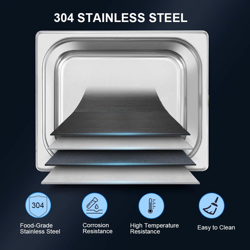 15L 40kHz Portable Ultrasonic Cleaning Machine Retainer Ultrasonic Cleaner Injector Ultrasonic Bath