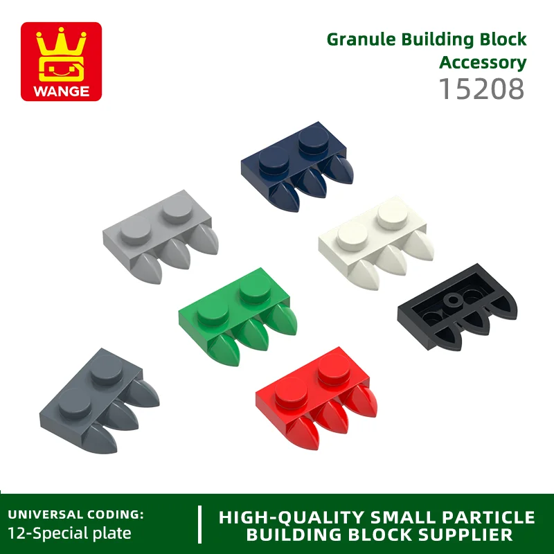 

Конструктор wange246шт/Лот, 15208, 3 зубца, 1x2, аксессуары Moc, совместимы с конструкторами, детские игрушки, подарочная коробка