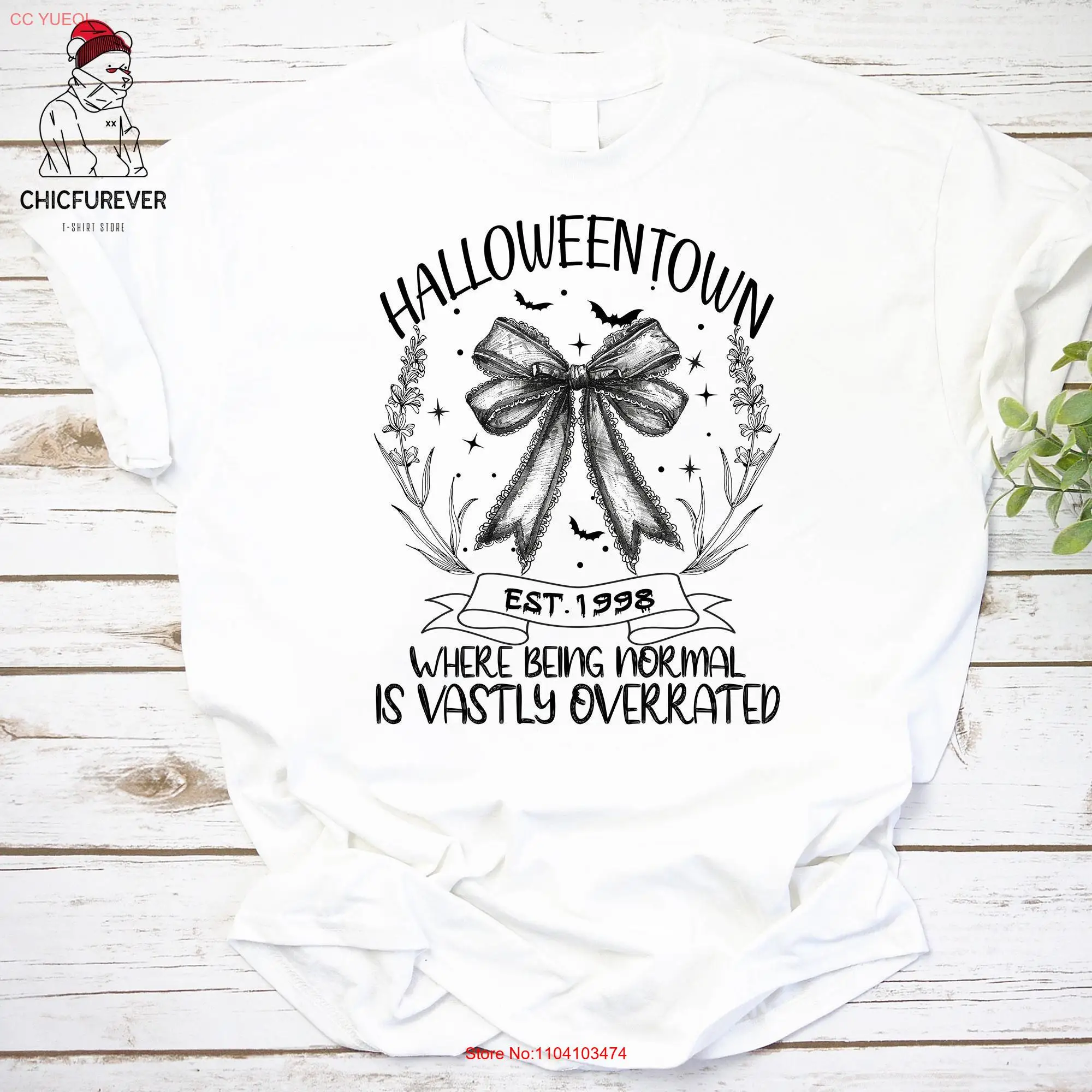 Halloweentown Retro T Shirt Coquette Halloween SweaT Lover Costume Horror long or short sleeves