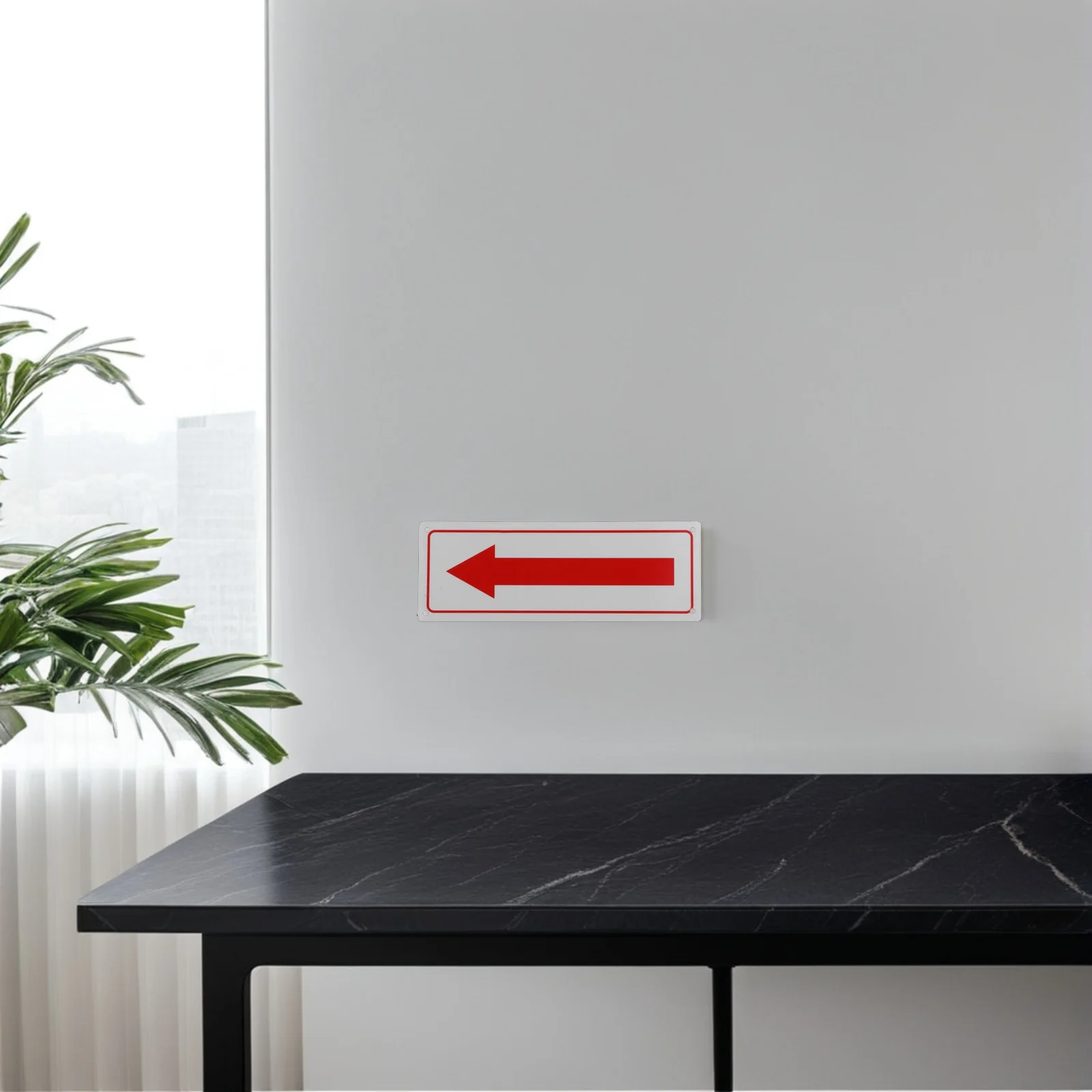 

Arrow Sign Aluminum Durable Weather Resistant Universal Directional Safety Sign Indoor Outdoor Easy Installation Schools Offices