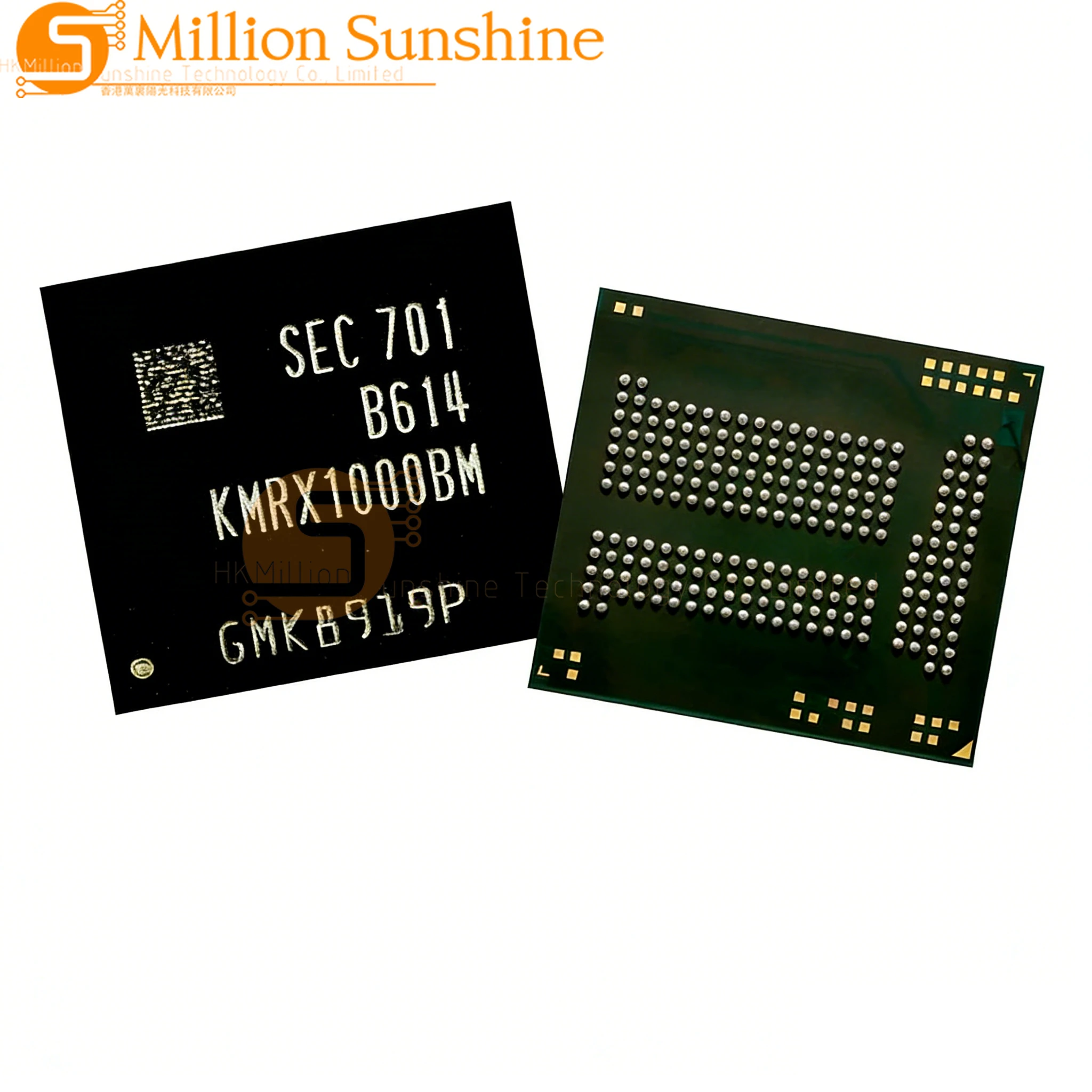 

Микросхема памяти KMRX1000BM-B614 EMCP EMMC5.1+LPDDR3 32+3G BGA221