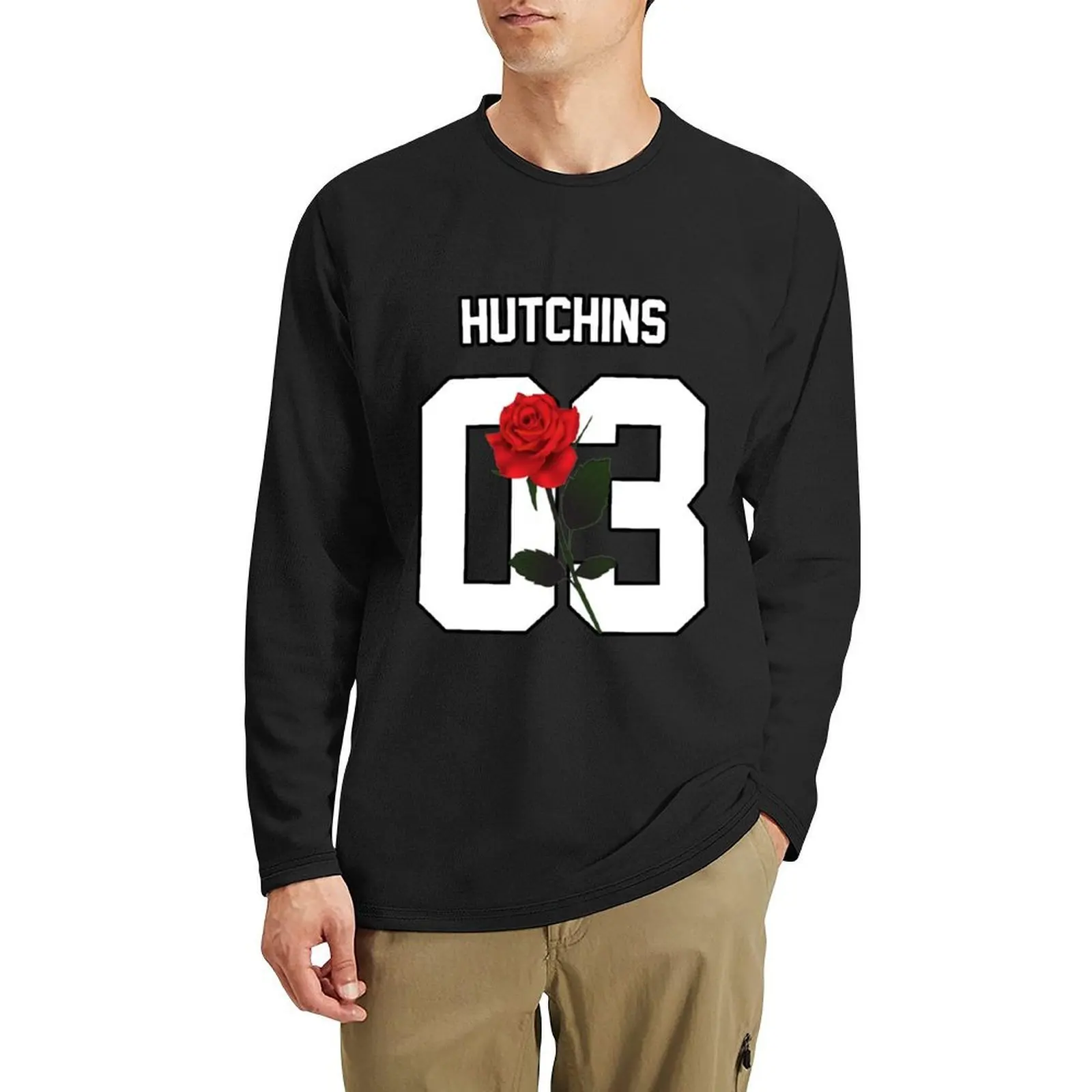 

Джереми Хавейнс-длинная футболка Rose, футболка на заказ, блузка, милая одежда, толстовки, простые футболки для мужчин