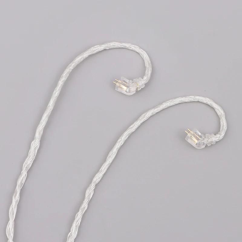 XINHS 24 Core 5N Đồng Mạ Bạc Tai Nghe Cáp MMCX 0.78Mm 2Pin QDC Tai Nghe TFZ Cổng Kết Nối Tai Nghe Cáp Nâng Cấp
