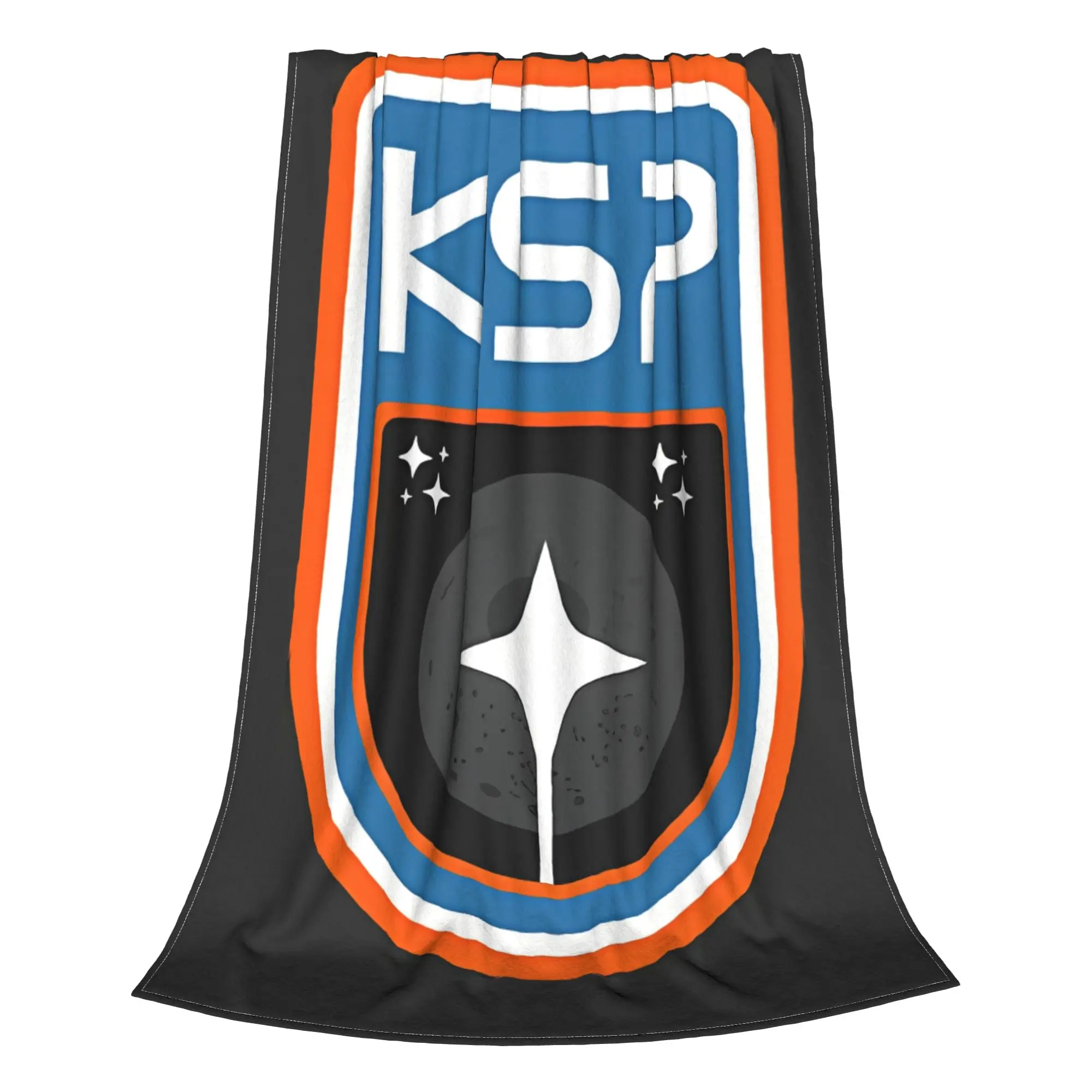 1PC Mun Badge Kerbal Space Program Home Room Decorations Winter Blankets For Adults Bedding Home Interior Sofa Knee