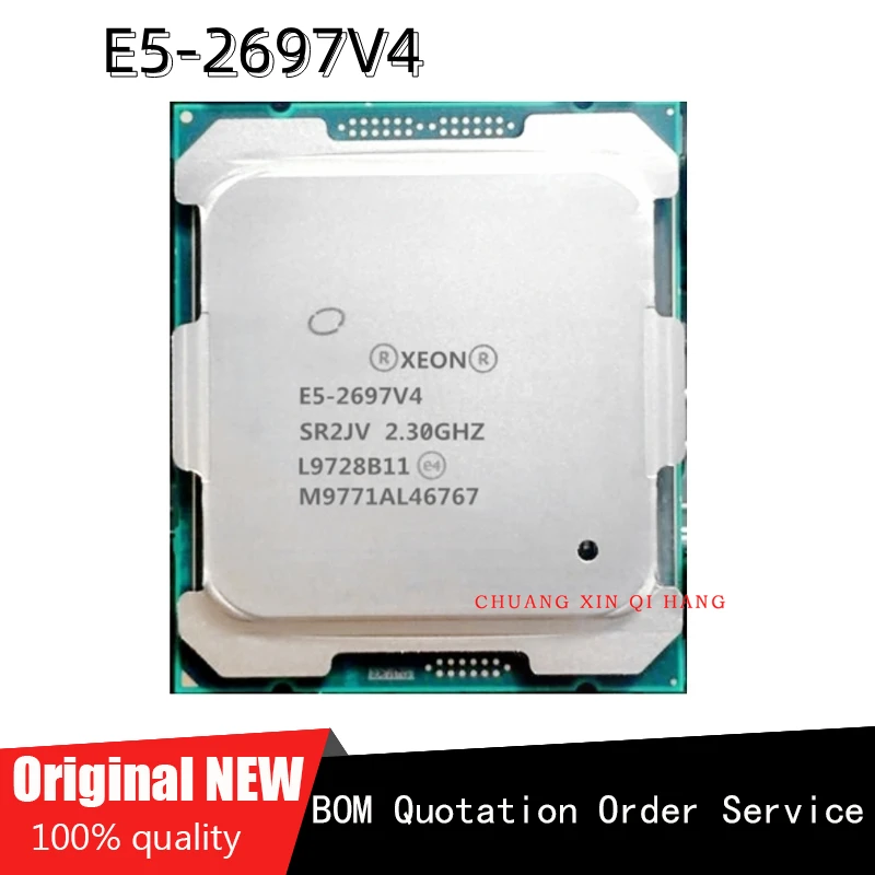 

Used for Intel e5 2697V4 E5-2697V4 2.30GHz 18-Cores 45M LGA2011-3 E5 2697 V4 CPU Processor