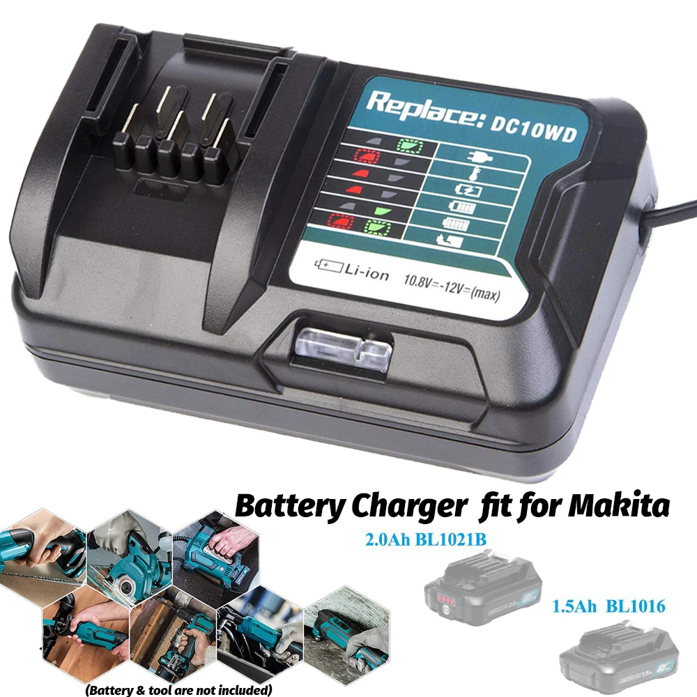 Makita Drill Hp1640 - DC10WD Şarj Cihazı Makita Pil için