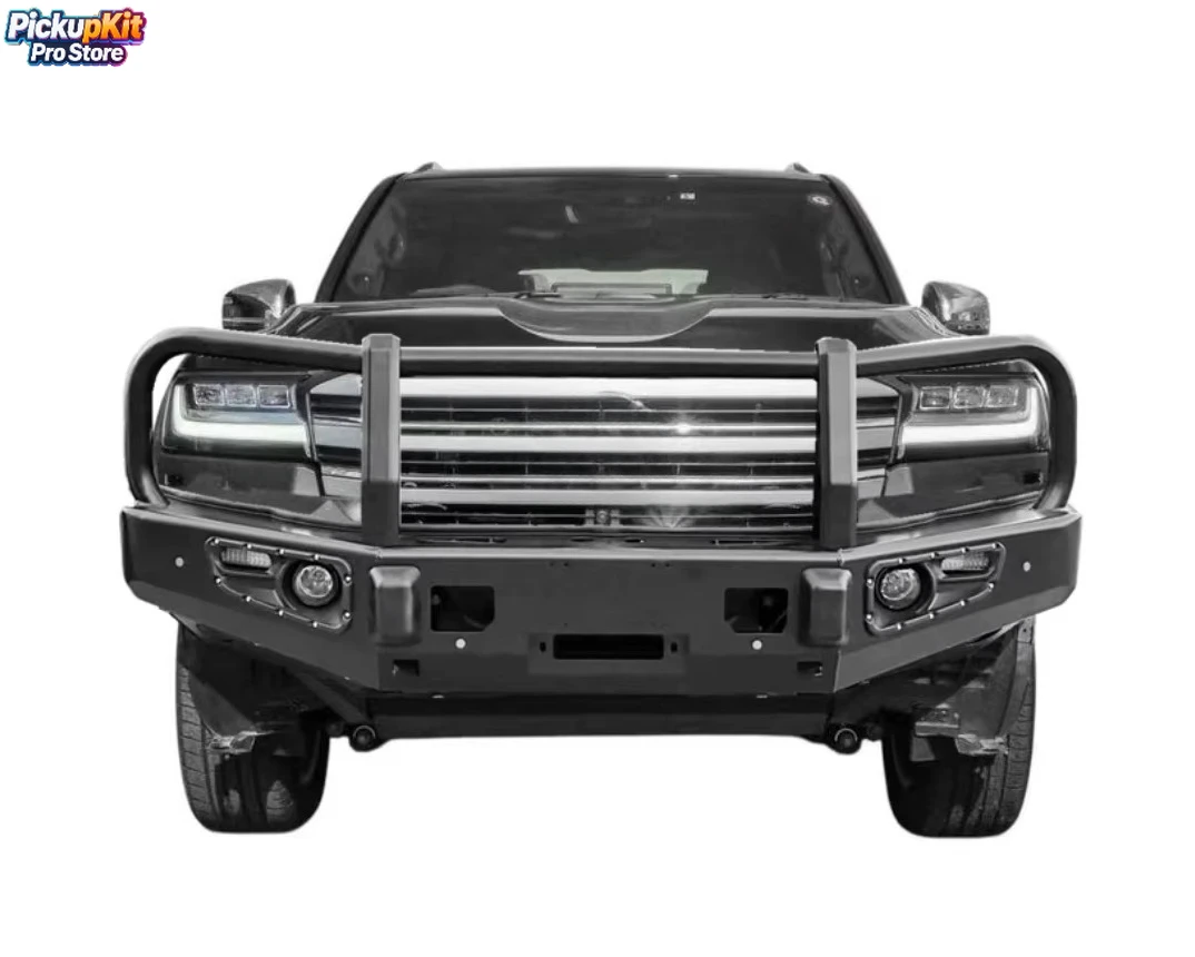 

Heavy-Duty Winch Steel Bull Bar for Land Cruiser LC300 Hilux Revo