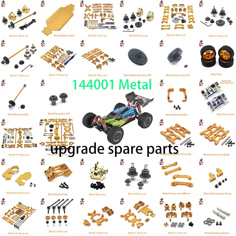 

Metal Upgrade Front and Rear Propshaft 12mm Adapter for Wltoys 144001 144010 144002 124016 124017 124018 124019 RC Car Parts
