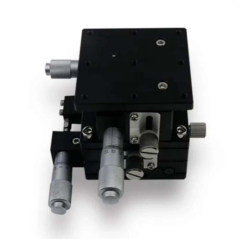 60*60mm XYZ60-L High Precision XYZ Axis Trimming Platform Sliding Table Linear Stage Manual