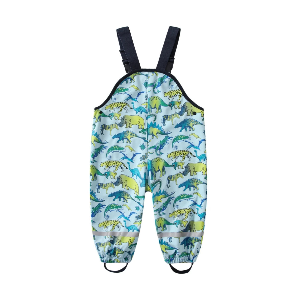 HONEYKING Children Waterproof Rain Pants Baby Jumpsuits Boys Girls Overalls Pants Fashion Kids Overalls Beach Sand Wading Pants