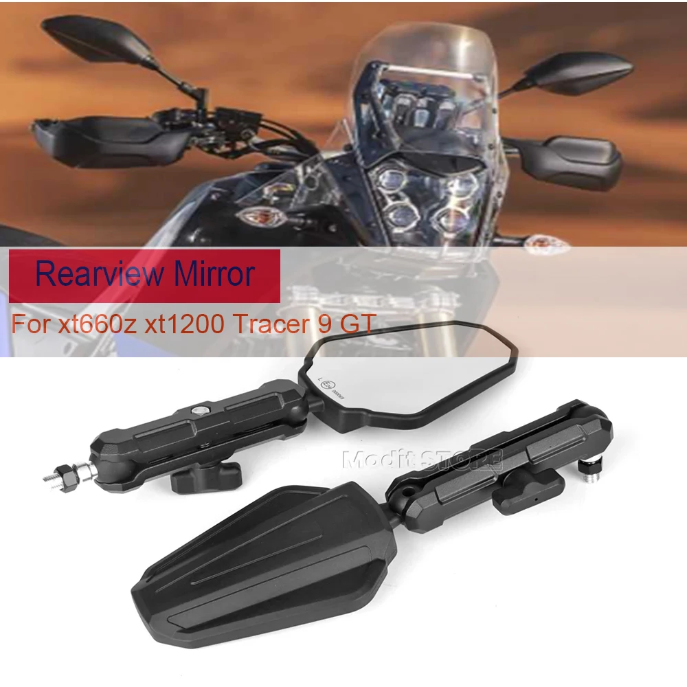 For YAMAHA TENERE 700 Tenere700 Motorcycle Westwind Rearview Mirror Adventure ADV Foldable Mirrors For xt660z xt1200 Tracer 9 GT