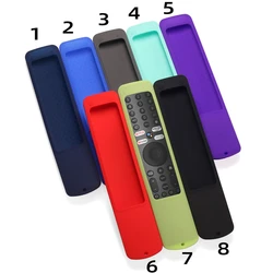 Silicone Case Remote Case Anti-Slip Protective Cover Anti-Drop Protective Skin Sleeve with Anti-Lost Lanyard for Xiaomi XMRM-ML