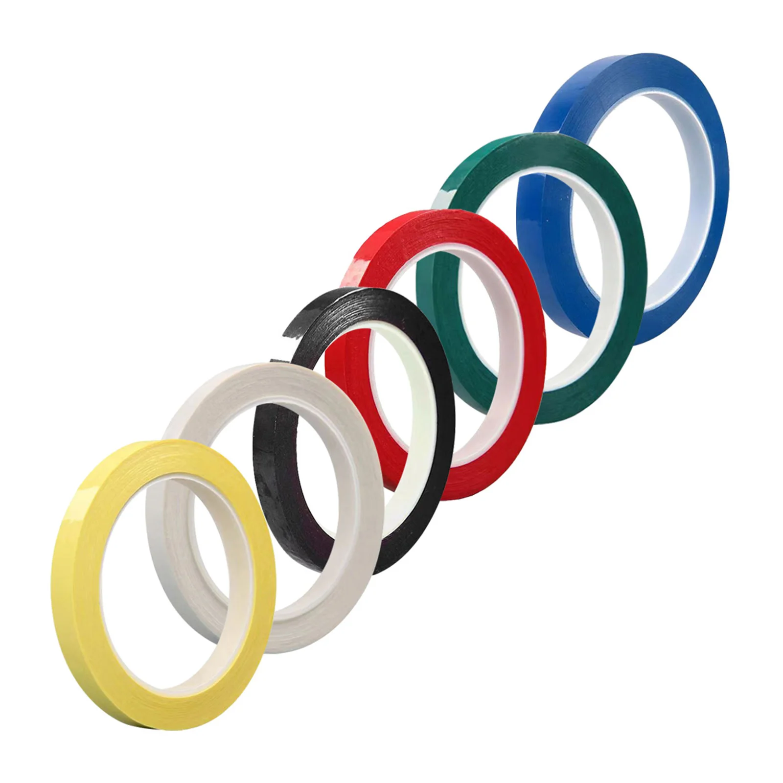 6 قطعة شريط لوحة أصابع الكمان الملونة سلسلة أداة التعلم المعونة للمبتدئين التشيلو فيولا ممارسة أداة التبعي