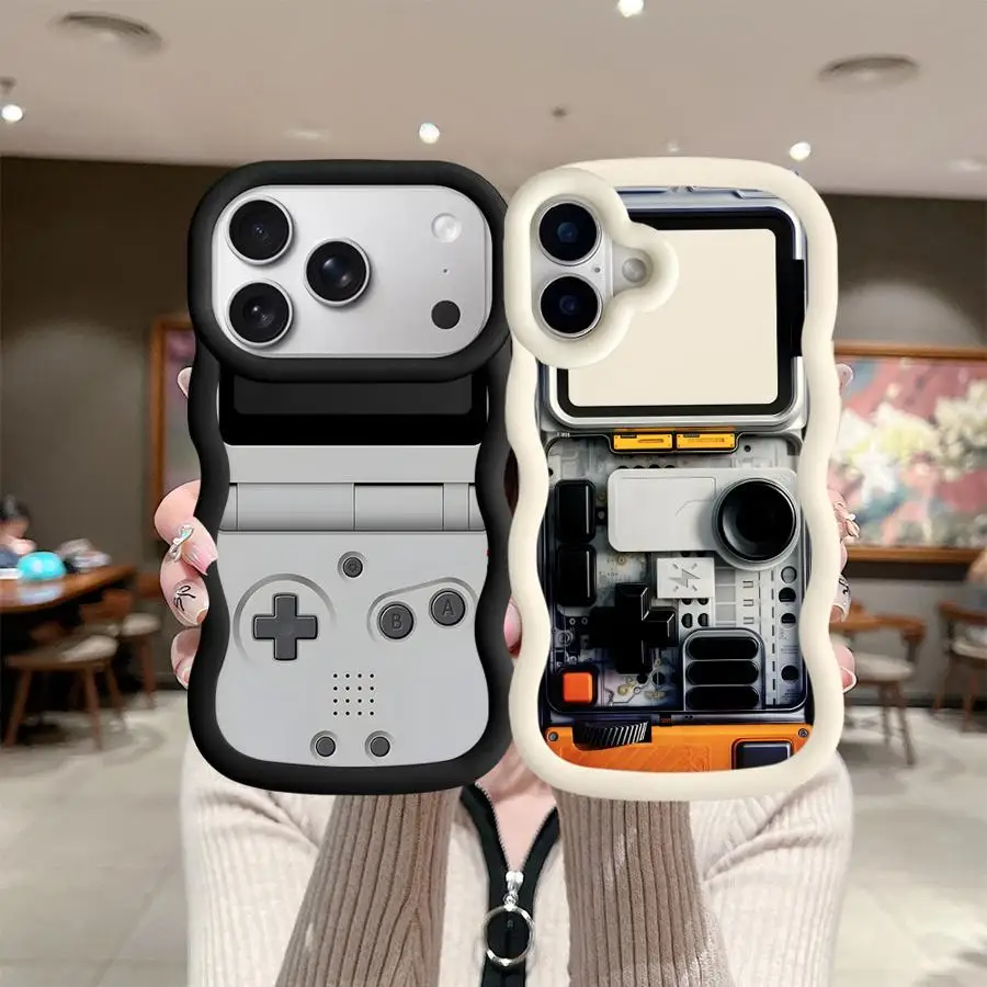 

Мягкий чехол для телефона iPhone 12 15 Plus 16 Pro Max 17 Air 14 11 XR 13 8 Advanced Machine Art