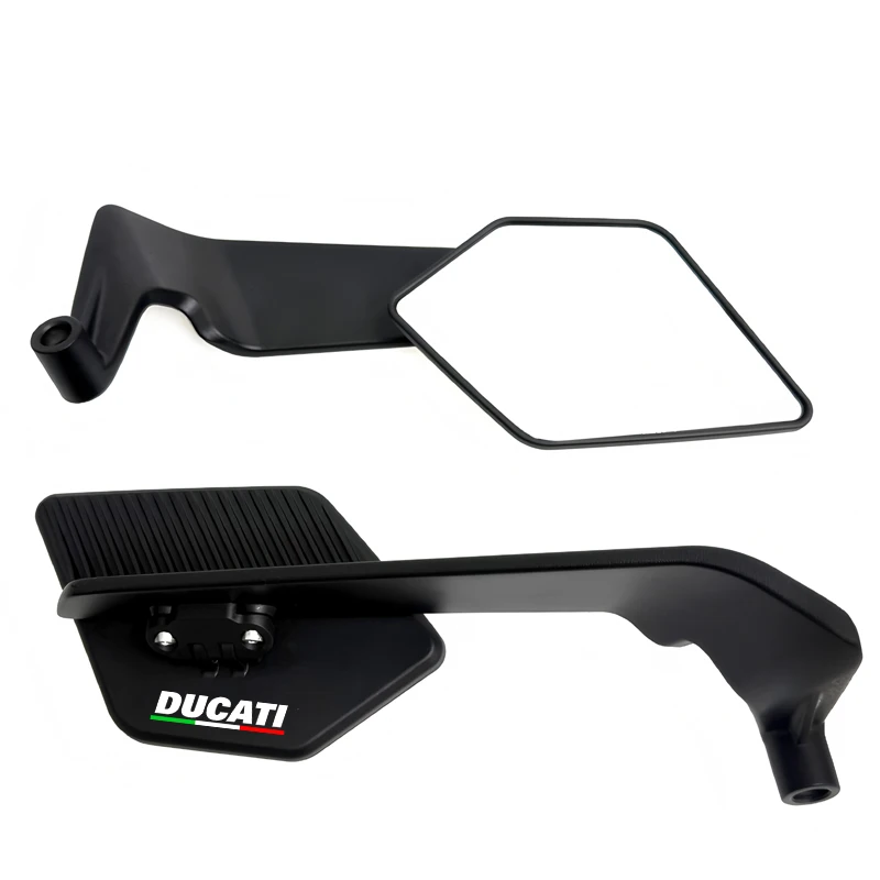 For Ducati Streetfighter V2 V4 V4S 848 Monster 950 Multistrada V2 V4 Hypermotard 698 950 Motorcycles Rotatable Rearview Mirrors image 3
