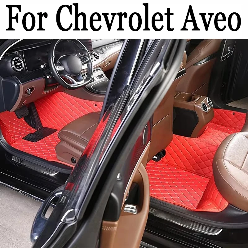 

Роскошные автомобильные коврики для Chevrolet Aveo MK2 Sonic 2017 2016 2015 2014 2013 2012 2011, автоаксессуары, кожаные водонепроницаемые