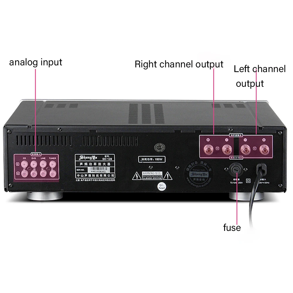 AIYIMA SMSL amplificatore Karaoke digitale integrato Home Professional Conference Audio 80W 2.0 amplificatore di lusso Audio