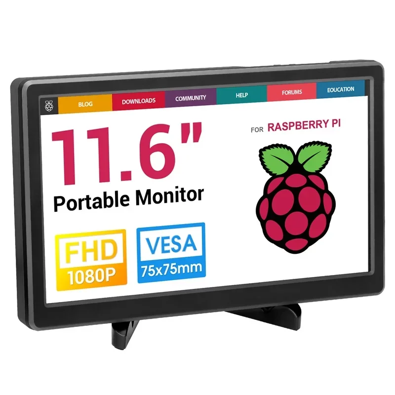 

11.6 Inch 1920x1080 Full HD Display VESA VGA IPS Dual Speaker For PS3/PS4/Raspberry Pi/JetsonNano/Beaglebone/XBOX/Windows 7/8/10