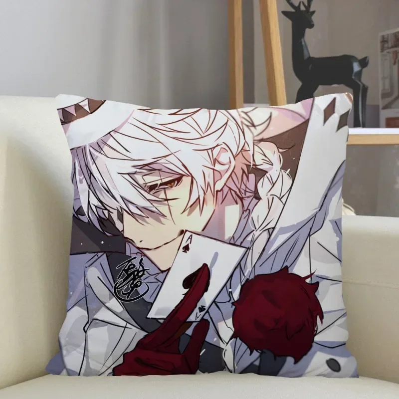 Musife Nikolai Gogol Bungou Stray Dogs Pillowcase Sofa Decorative Cushion Cover Pillowcase Home Decor 45x45cm 18x18Inch