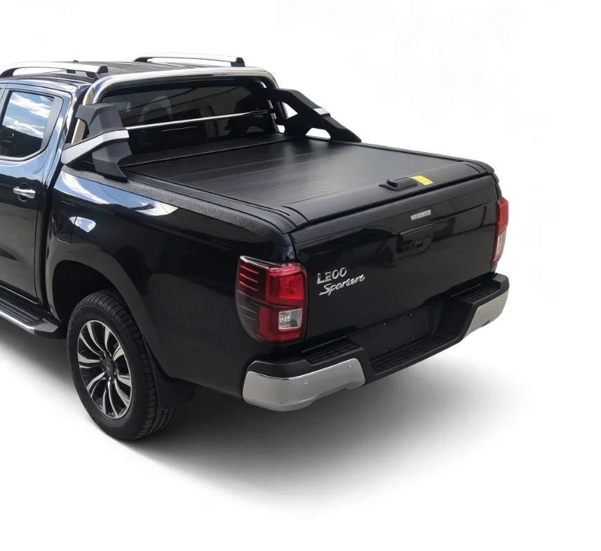 Dream Car ZST Retractable Aluminum Alloy Tonneau Cover Tailbox Waterproof Lockable Hard Truck Bed Cover  L200 Sportero
