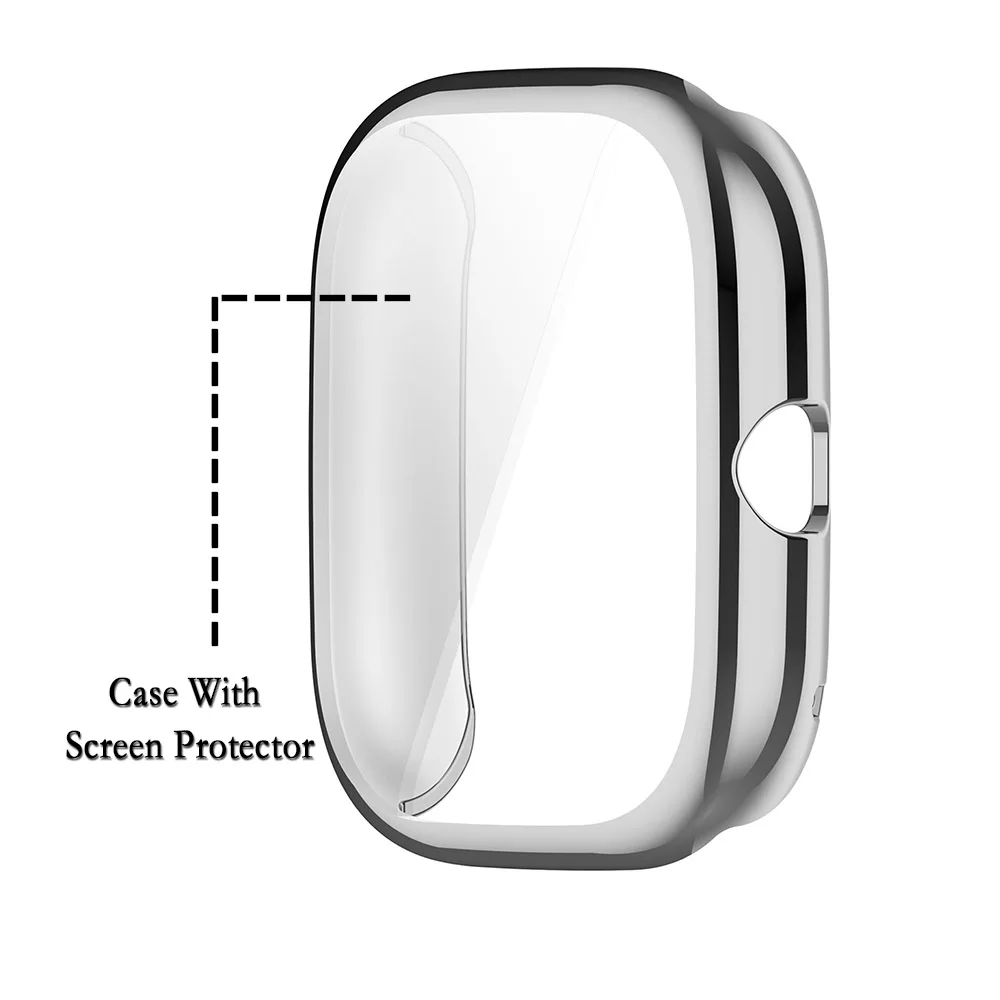 Soft TPU Cover Case For Huami Amazfit GTS 4 Mini Bumper Accessories Protector Full Coverage With Screen Protection Supplies