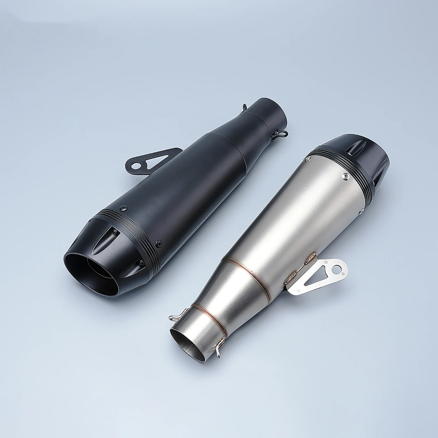 

51mm Universal CNC Stainless Steel Motorcycle Exhaust Muffler Modified System Fit GSX250R ZX6R R25 390