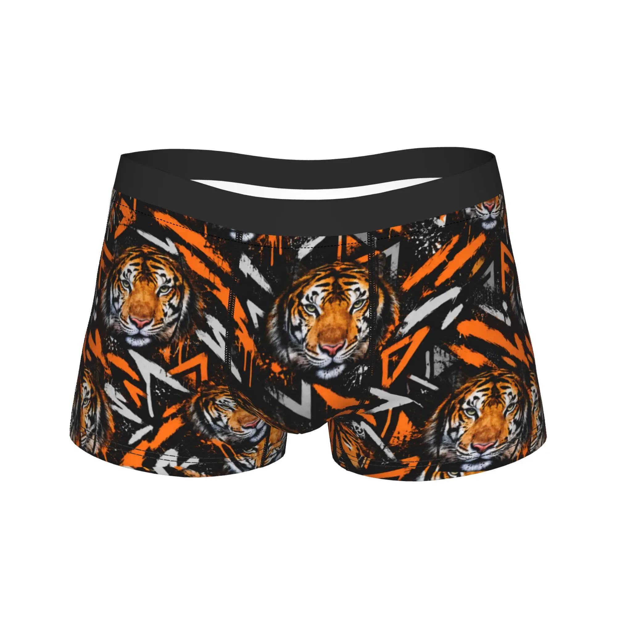 Bengal Tiger Animal Shorts Briefs  Underwear Hot Sale Men Novelty Boxershorts Customs Plus Size Underpants