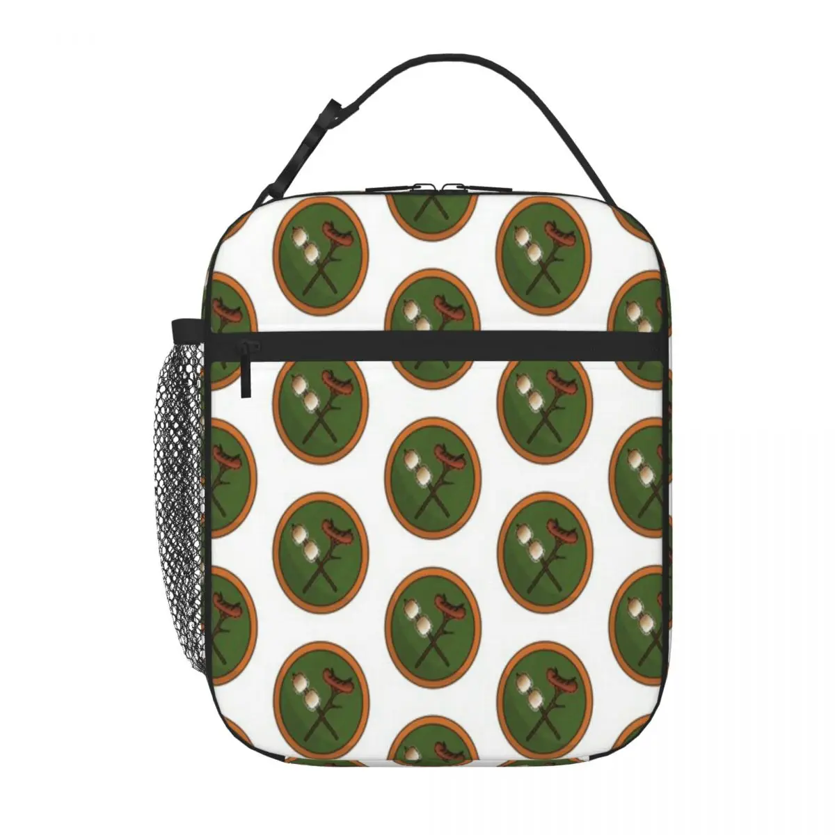 Hot Sale Outdoor Cooking Patch Light Luxury Nylon Lunch Bag Train Ride Lunch Bag