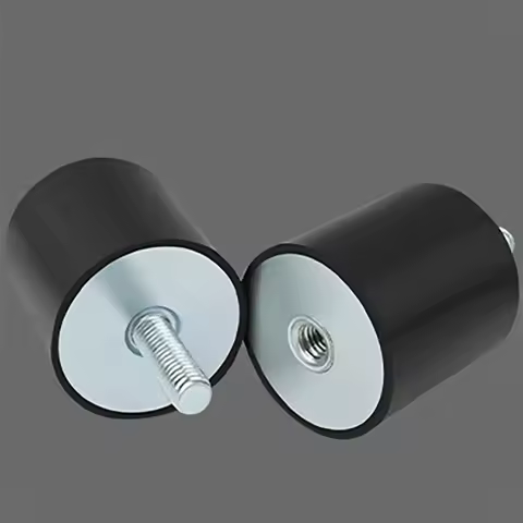 Rubber Shock Pad /  Internal Thread At Both Ends Of Shock Absorption Screw Column - AliExpress 13