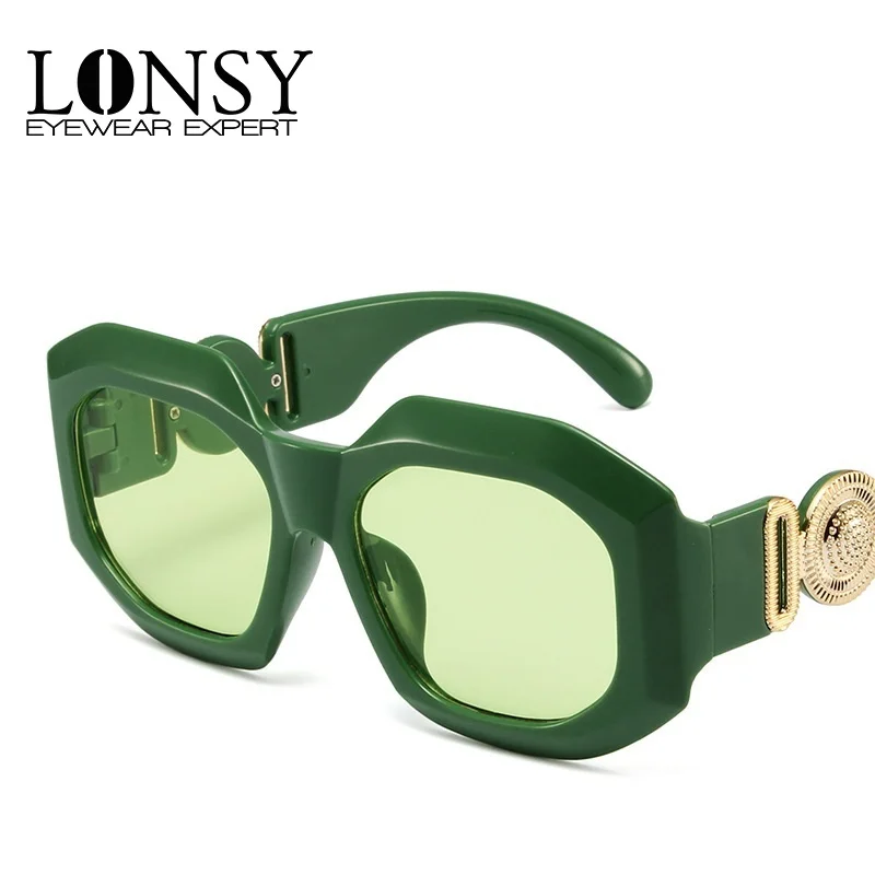 

LONSY Classic Vintage sunglasses women 2024 luxury Brand Design Fashion Oversized Sun Glasses Female Shades UV400 Eyewear