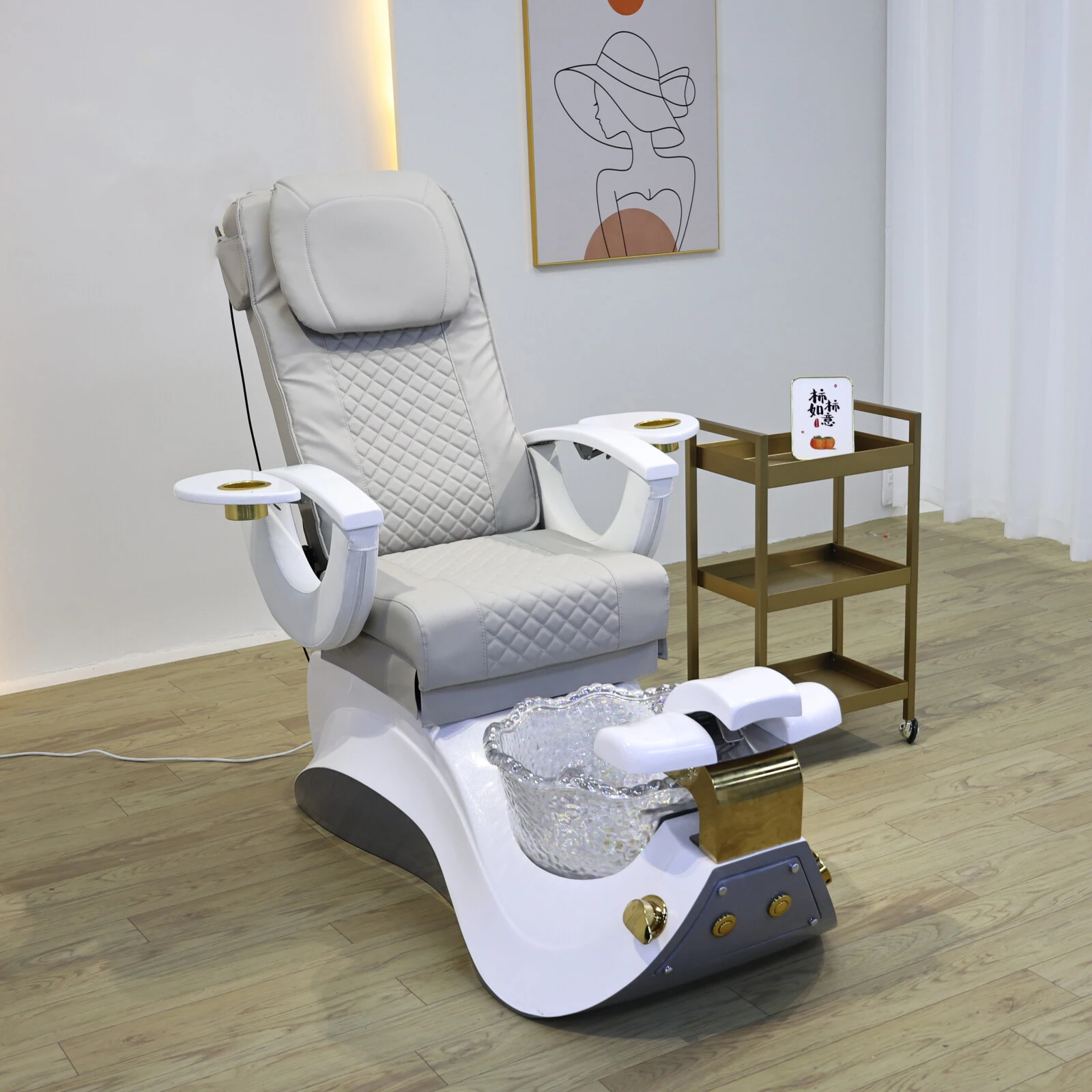 

Nail Art Foot Massage Sofa Chair Eyelash Beauty Salon Electric Massage Foot Repair Chair Can Be Folded Down Foot Therapy Sofa