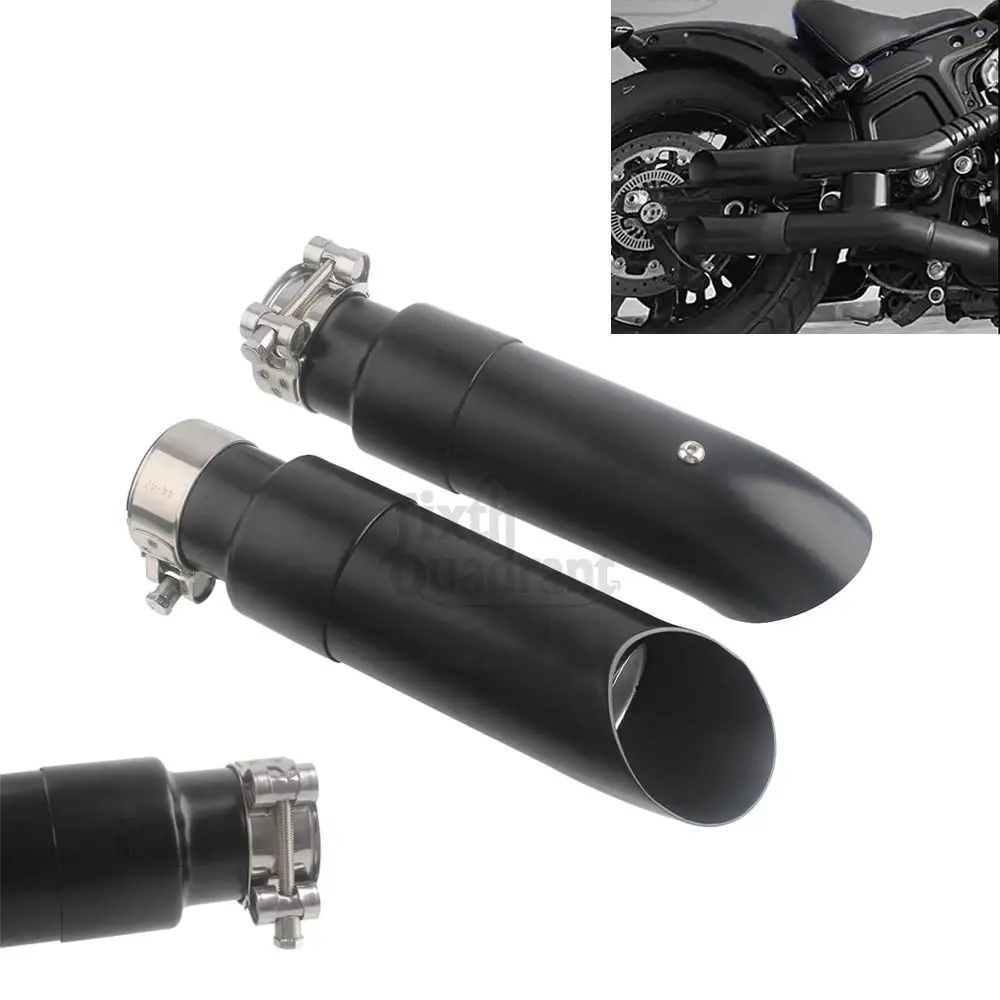 

Motorcycle Short Muffler Exhaust Tail Pipes Tip Section For Indian Scout Bobber Rogue Sixty 2015+ Exhaust System